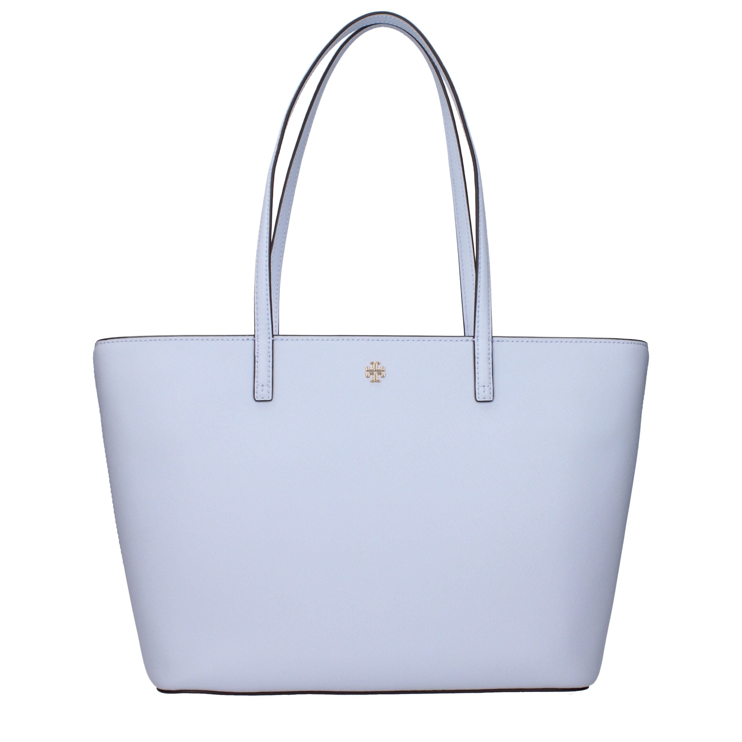 Tory Burch Hellblaue Leder-Umhängetasche